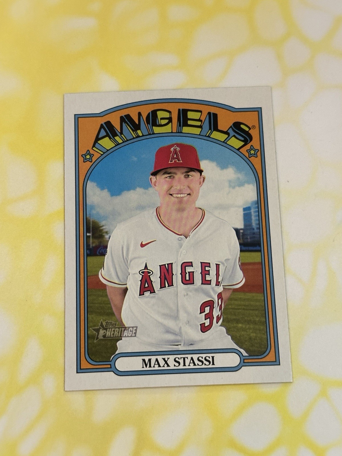 2021 Topps Heritage High Number Max Stassi #574 Los Angeles Angels (Z)