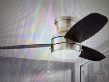 Home Decorators Ashby Park 44 in. LED Brushed Nickel Ceiling Fan w Light Kit