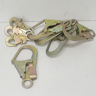 Steel D Shape Carabiners Lot Metal Carabiner Hooks & Hardware Assorted