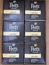 6 Scatole 10 ct 60) Peet’s Luminosa Miscela Colazione K-Cup Cialde Caffè Tostatura Leggera