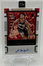 Rayan Rupert 2023-24 Panini One And One Emerald RC On-Card Auto /5! Blazers