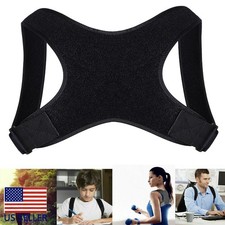 2p Back Posture Corrector Shoulder Straight Support Brace Belt Therapy Men Women