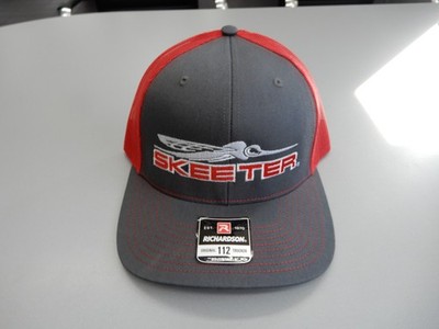 Skeeter boats RICHARDSON ORIGINAL 112 TRUCKER  GRAY RED HAT ADJUSTABLE