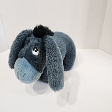 Vintage GUND Sears Disney Winnie Pooh Eeyore Plush Stuffed Animal Blue Donkey