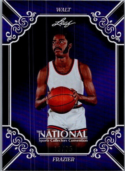 Walt Frazier 2026 Leaf National NSCC Exclusive Purple /25