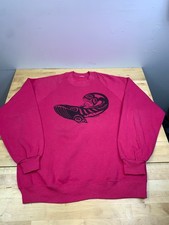 Vintage Tresham Native American Sweatshirt WOmens M Pink Tribal 90s 11994
