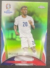 Topps Finest UEFA 2024-25 - Kingsley Coman Auto /299 (Gebraucht) in La