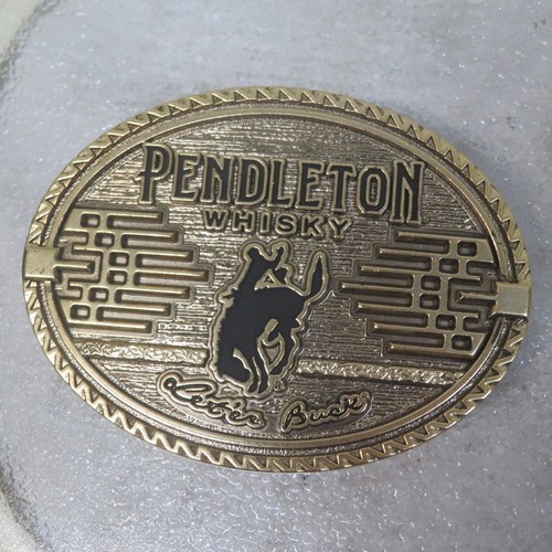 Montana Silversmiths Pendleton Whisky Let'er Buck Limited Edition Belt Buckle