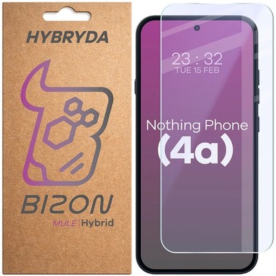 Schutzglas für Nothing Phone (4a) Bizon Hybridglas Displayschutzglas Glas