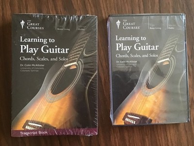 The Great Courses: Learning to Play Guitar (DVD4 Disc Set/Book) NEW & SEALED