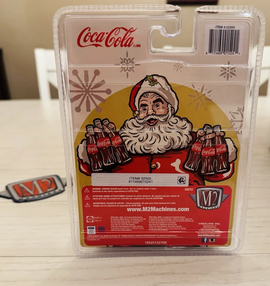 M2 Machines 2025 Coca-Cola Christmas 1965 Shelby 427 Cobra Holiday Edition - Image 2 of 2