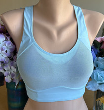 CHAMPION Large Blue Power Shape Max Wire Free Support Sports Bra N9819 NWT