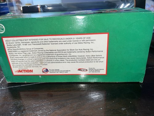 Action Nascar #18 Bobby Labonte Interstate Batteries Advair 2003 1:24 Diecast - Picture 2 of 8