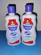 2 Huggies Calming Touch Body Lotion Lavender  Chamomile 15oz Ea NOS See Pics  
