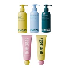 Fix My Curls Complete Curl Care Kit - Shampoo, Conditioner, Gel 200ml Each
