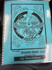 The Complete Grateful Dead Songbook, Final Edition, New, Revised May 2023