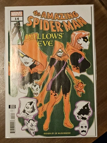 Amazing Spider-Man 14 908 1st Hallows Eve Ed McGuinness Variant Marvel Comics NM