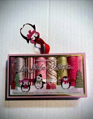 Beauty Concepts 6 Pack Lip Balm Collection   Pomegranate, Maple Sugar & More