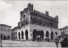 PIACENZA - PIAZZA CAVALLI E PALAZZO GOTICO -87960-