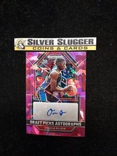 2023-24 Omaha Biliew Panini Prizm Draft Picks Autographs Purple Ice /99 #DPA-BIL