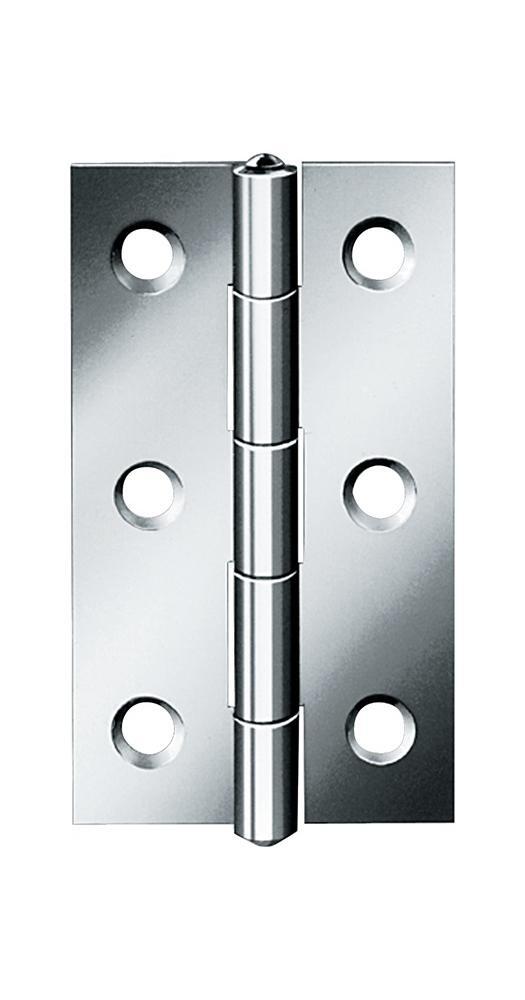 Vormann Scharnier Höhe 30 Mm Breite 22 Mm Stärke 0,9 Mm Stahl Blau