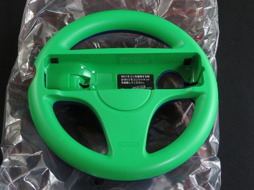 NOT USED Club Nintendo Limited Wii U Handle Steering Wheel Luigi from Japan 1 - Picture 2 of 11