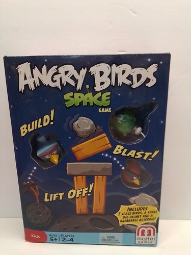 Mattel Angry Birds Space Game Open Box 2012 Complete