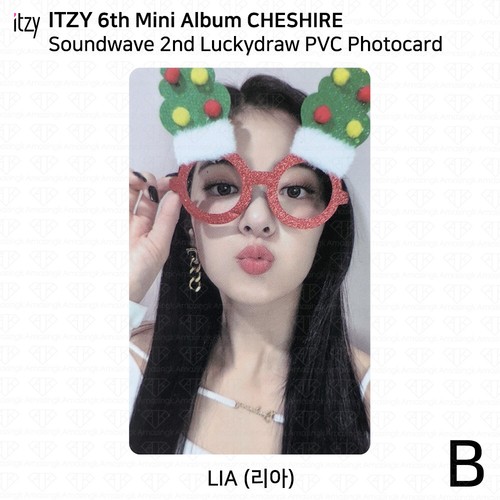 Tarjeta fotográfica ITZY 6º mini álbum Cheshire Soundwave 2º sorteo de la suerte versión benéfica - Imagen 10 de 52