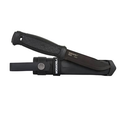 MORAKNIV Garberg black C Bushcraft knife multi-mount carbo