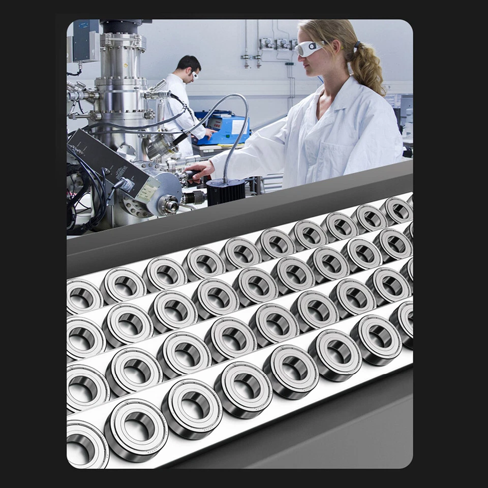 Kugellager Miniatur Mini Rillenkugellager 608 ZZ Innen-Ø 1/2/3/4/5/6/7/8/9~12mm - Bild 4 von 4