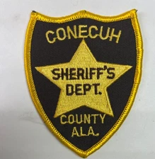 3.75" Conecuh County Sheriff Alabama AL Patch G4