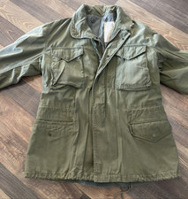 US Military Jacket Men size M Regular Green Field Coat Cold Weather
