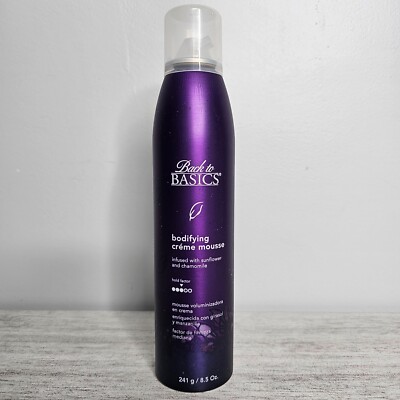 BACK TO BASICS Sunflower & Chamomile Creme Mousse Med. Hold 8.5 oz Discontinued