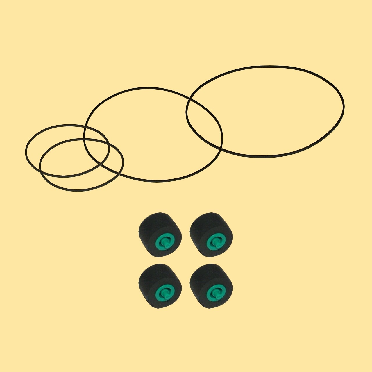 Kit 1 Für Schneider Ms 225 Tape Deck Kompaktanlage Compact System