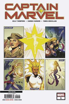 Captain Marvel #1 Variant Cover 1st App Ripley Ryan Marvel