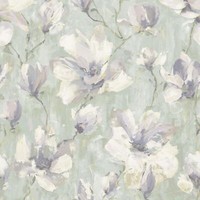 Camilla Florale Tapete A72404 Salbeiblumen BlüTen Strukturiertes Vinyl Grandeco