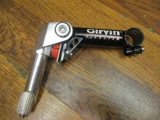 VINTAGE GIRVIN FLEX SYSTEM 1"x130x25.4 SUSPENSION QUILL STEM - BLACK