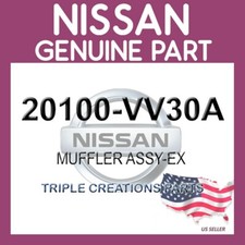 Genuine Nissan 20100-VV30A Muffler Assy-Ex 20100VV30A OEM