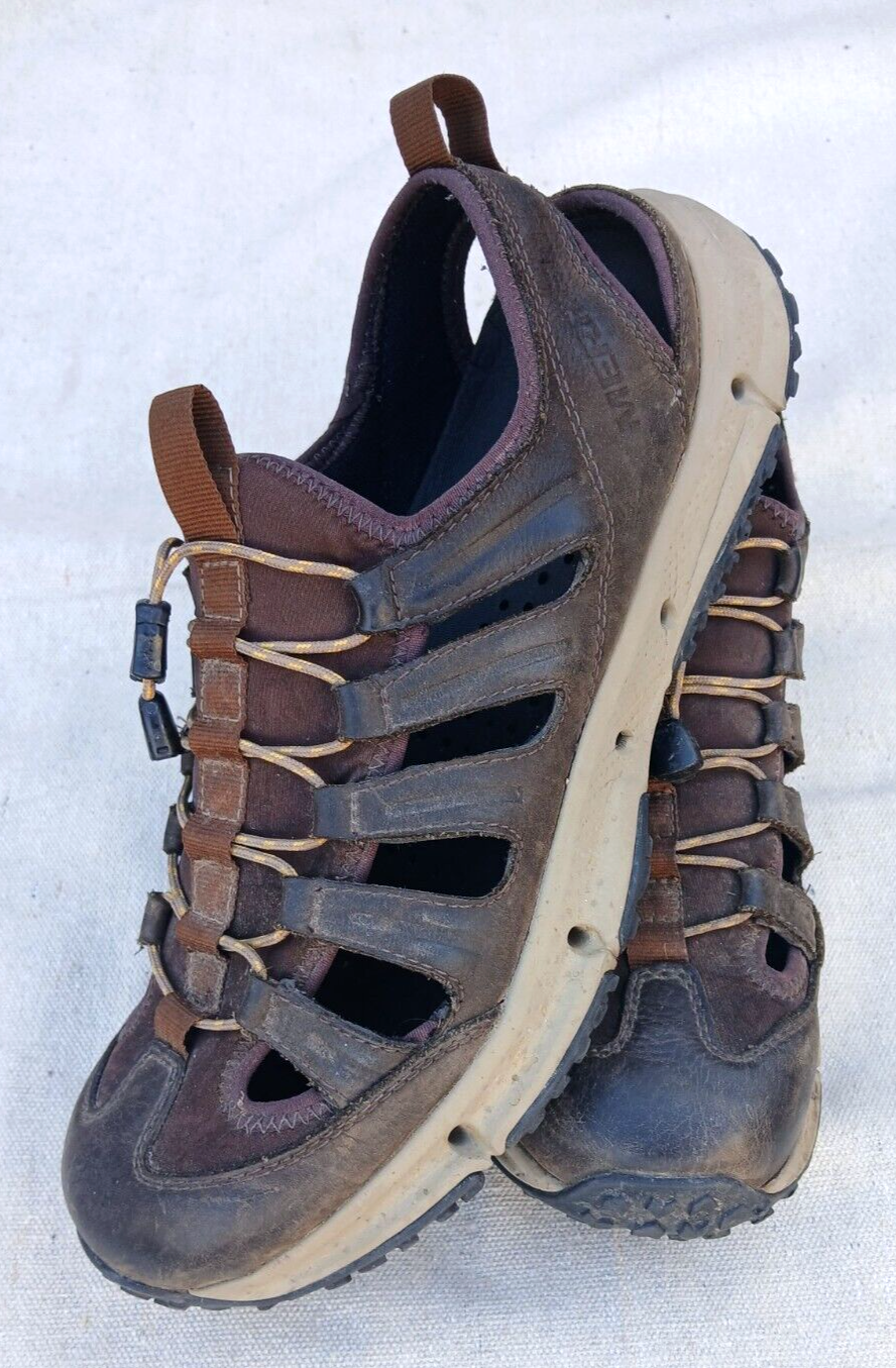 MERRELL HYDROTREKKER SCARPA DA TREKKING ACQUA Sandalo UOMO 10 1 2 Seal Marrone