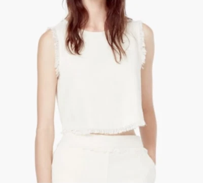 Haut Mango Coton Blanc Cassé T.S NEUF+ETIQUETTE - Photo 1/4