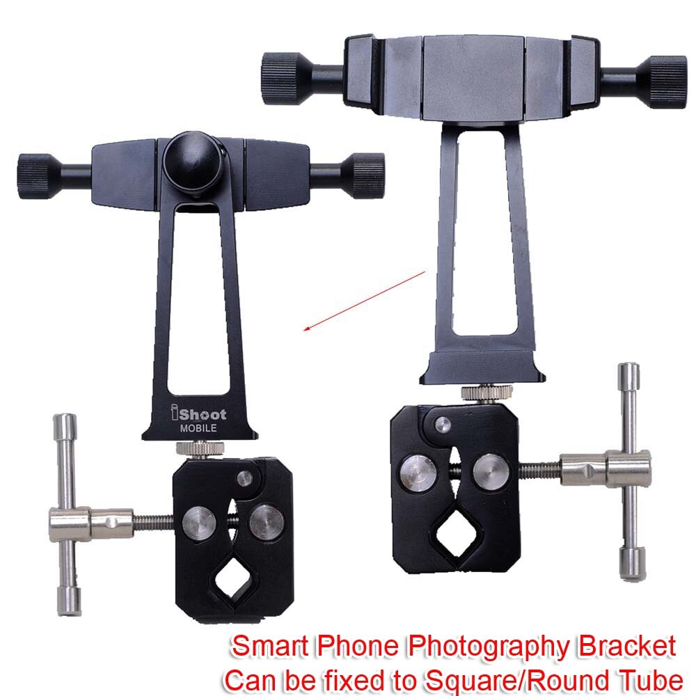 Smartphone Bracket Mobile Holder Clip for Photo Video Recording Clamp-image