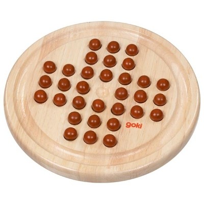 Jeu du solitaire en bois jeu d'esprit stimulant Rasta Herault