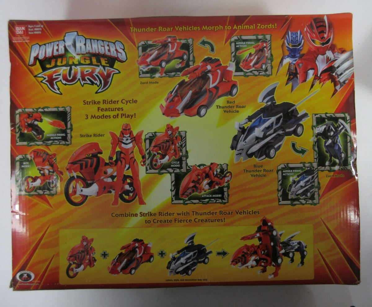 【未開封】パワーレンジャー JUNGLE FURY ROAR VEHICLE Power Rangers Jungle Fury Red Thunder Roar Vehicle | eBay