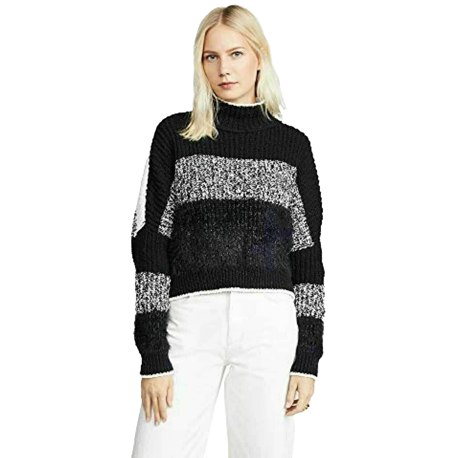 Free People Suéteres para mujer Poliéster Negro