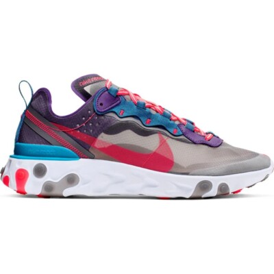 Nike React Element 87 White Red Orbit Mens Shoes CJ6897-061 Size 10.5