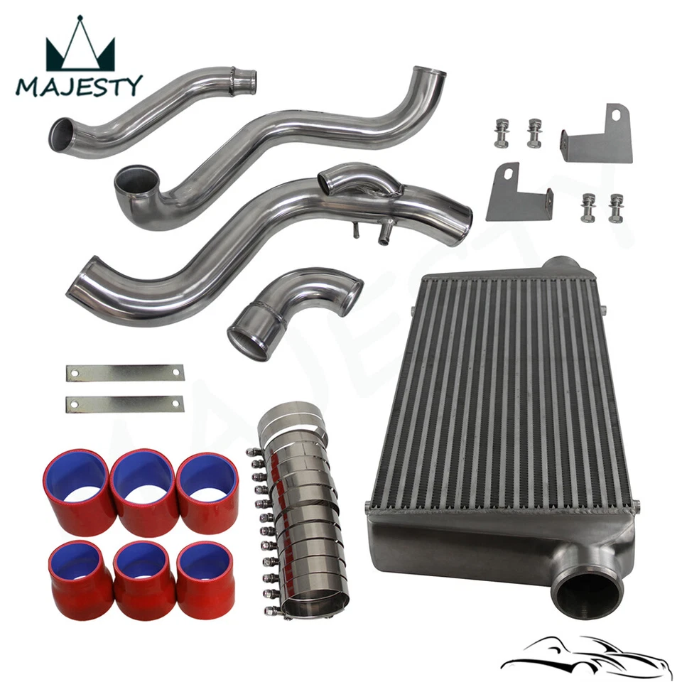 Kit Intercooler Para Nissan Silvia 240SX 200SX S14 S15 SR20DET 2.0T 1995-1998 Rojo Foto 4 de 4