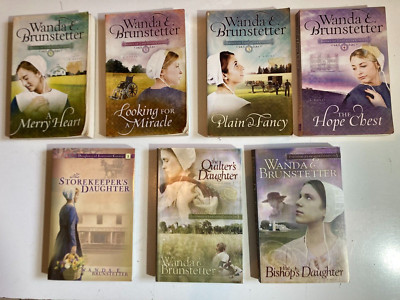 WANDA BRUNSTETTER complete BRIDES LANCASTER softcover DAUGHTERS OF Lot of 7