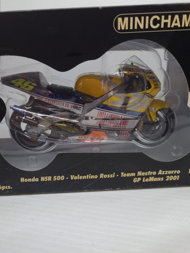 Valentino Rossi Honda NSR500 GP LeMans 2001. Minichamps 1/12 Scale New In Box - Picture 8 of 12