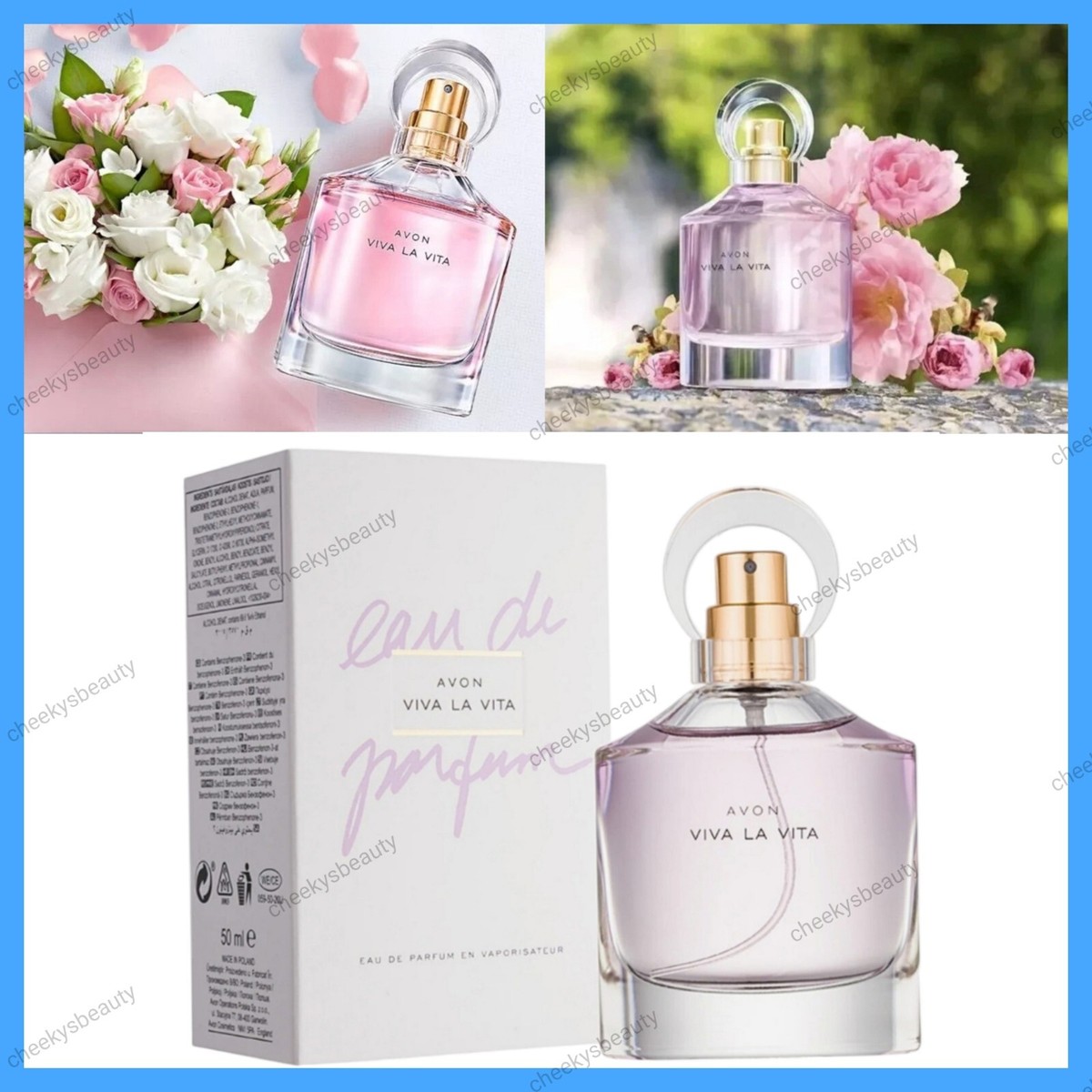 Avon Viva La Vita EDP eau de parfum 50ml For Her, Ladies Perfume Fragrance