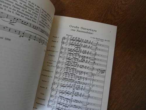 No.632 BEETHOVEN Overture Nameday Op.115 - Edition EULENBURG Orchestra Score - Picture 10 of 19